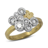 Cluster Diamond and Pebble Ring