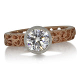 Custom Rose Gold and Diamond Ring