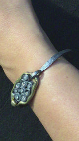 Dew Pond Diamond Bracelet with hinged loop clasp