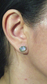 Dew Pond Diamond Stud Earrings in 18k Gold