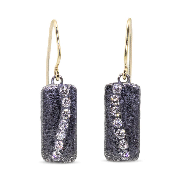 Short Diamond River Earrings