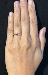 Dew Pond Ruby Signet Ring  on hand