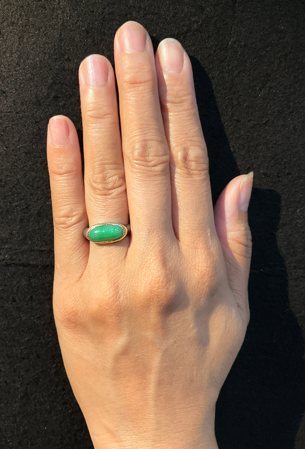 Jadeite Signet Ring