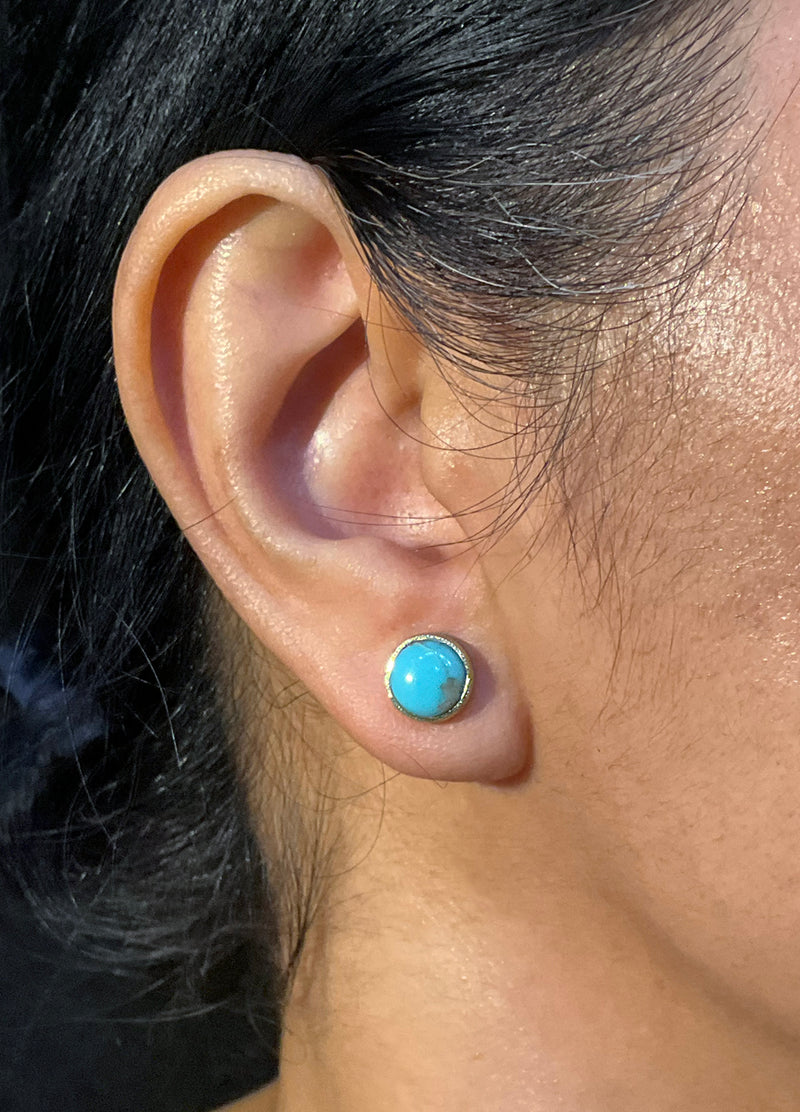 Davie Sterling Silver Stud Earrings in Turquoise | Kendra Scott