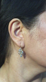 Open Cascading Pebbles Earrings