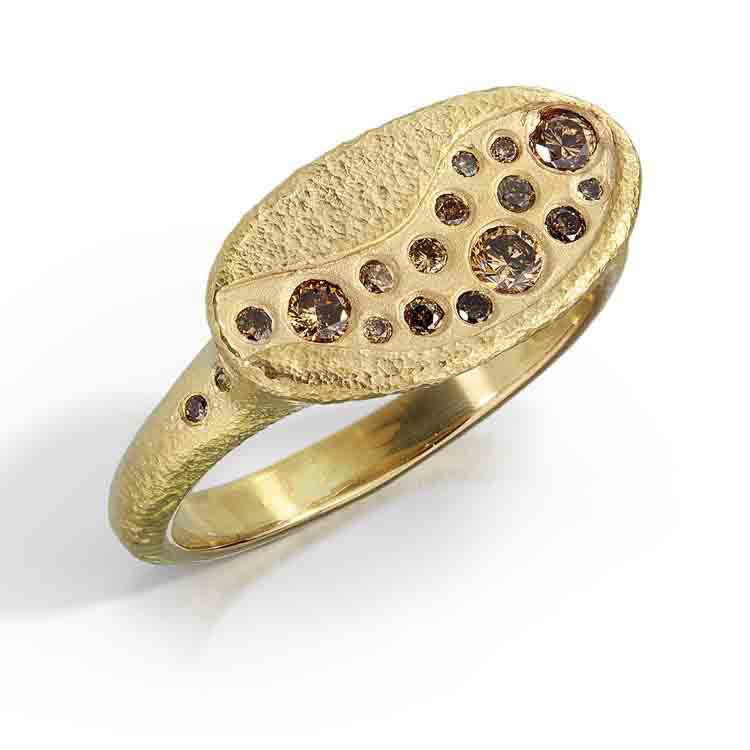 Oval Riverbed Ring