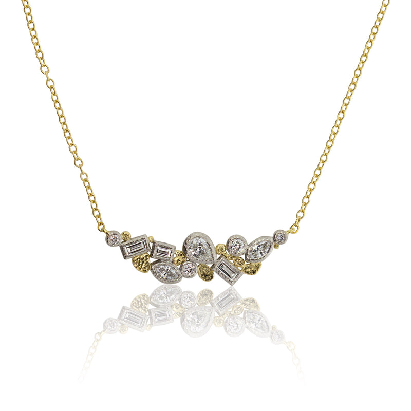 Custom Dancing Diamond Necklace