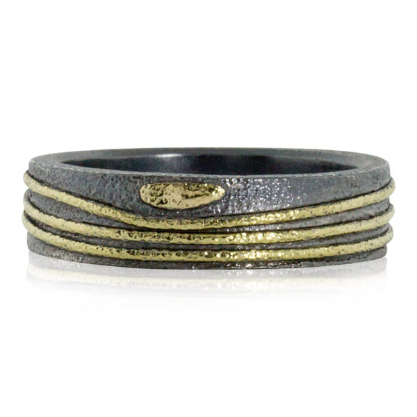 Wavy Lines and Pebbles Band