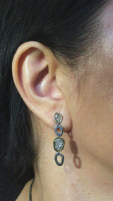 Dew Pond Diamond Dangle Earrings