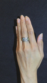 River Pebbles Diamond Ring