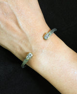 Dew Pond Diamond Cuff Bracelet on wrist