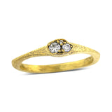 Single Dew Pond Diamond Ring in gold