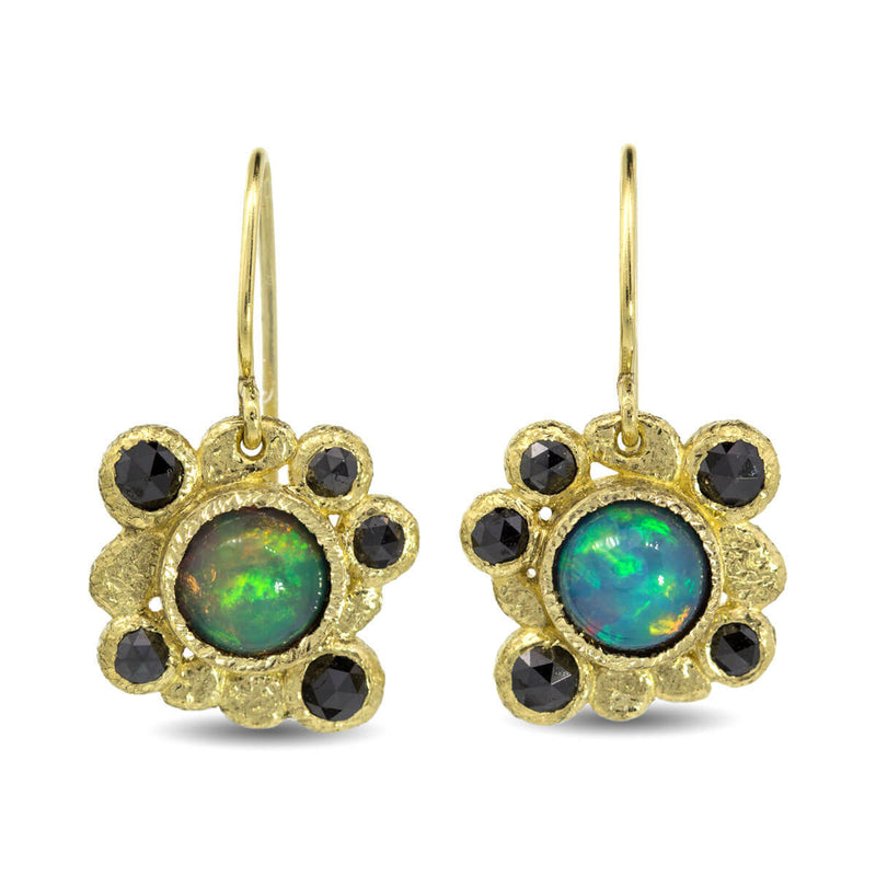 Ethiopian Opal Dangle Earrings