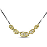 Open Pebble Diamond Necklace