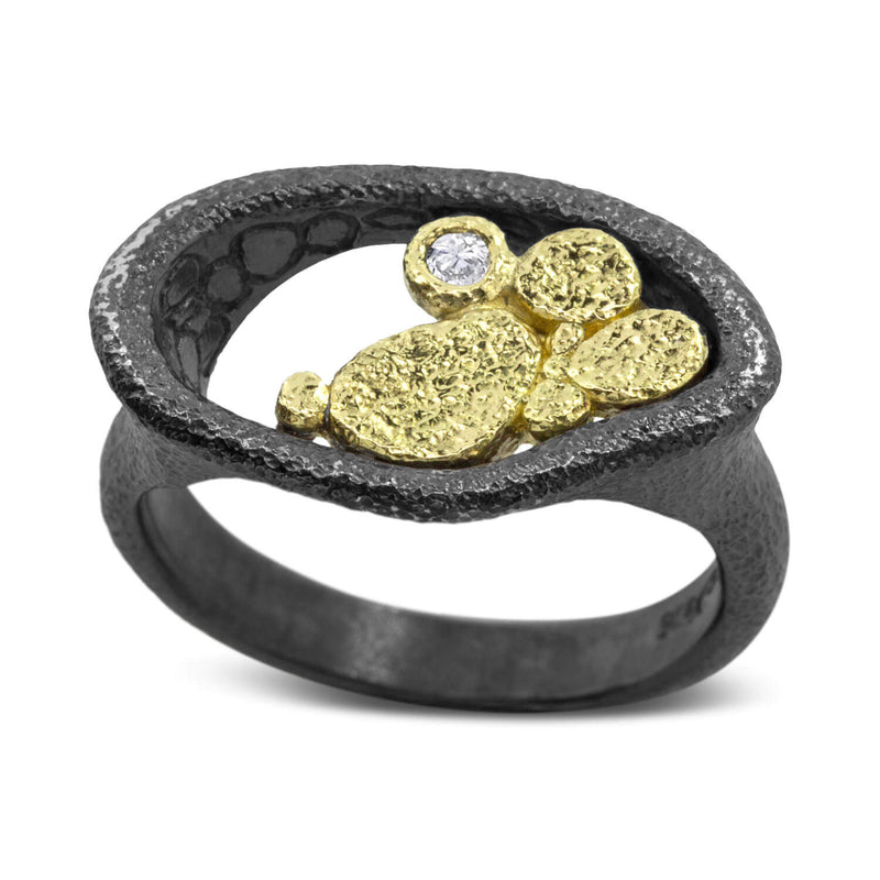 Open Pebble Pond Ring