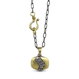 Open River Pendant gold and silver