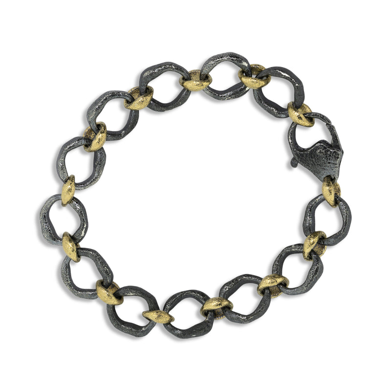 Chunky Chain Link Bracelet with Lobster Clasp
