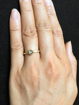 Skinny Pebbles Diamond Ring on hand