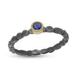 Skinny Pebbles Sapphire Ring